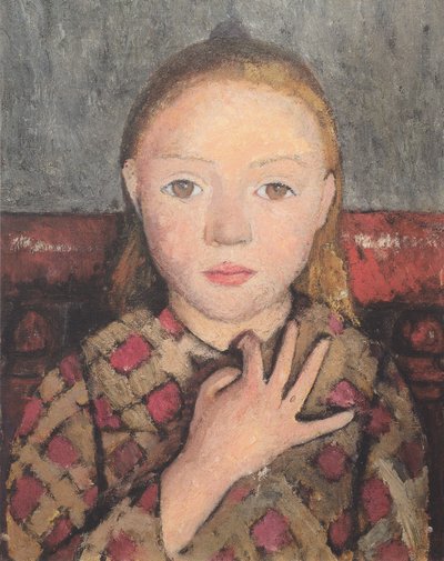 Portrait of a Girl by Paula Modersohn Becker